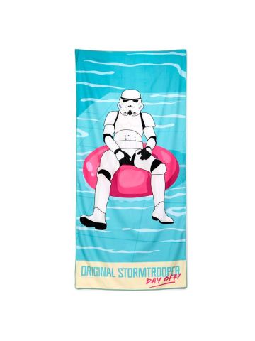 THE ORIGINAL STORMTROOPER POOL DAY OFF LARGE MICROFIBRE BEACH BATH TOWEL
