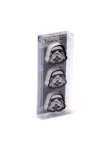 The Original Stormtrooper 3 Piece Eraser Set