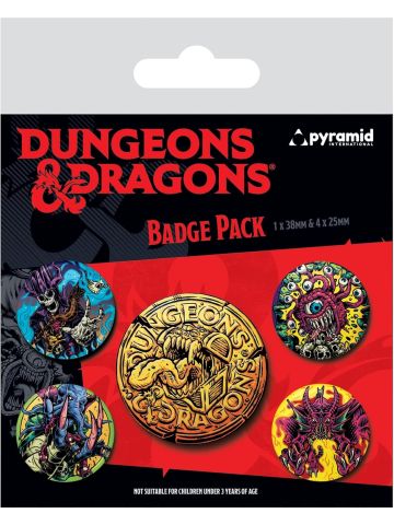 Dungeons & Dragons (Beastly) Badge Pack