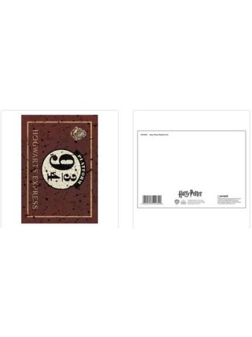 HARRY POTTER (PLATFORM 9¾) POSTCARD PRINT A6 (1 CARD SUPPLIED)