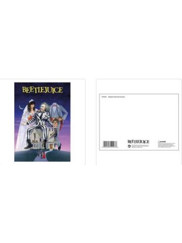 BEETLEJUICE (RECENTLY DECEASED) POSTCARD PRINT A6 (1 CARD SUPPLIED)