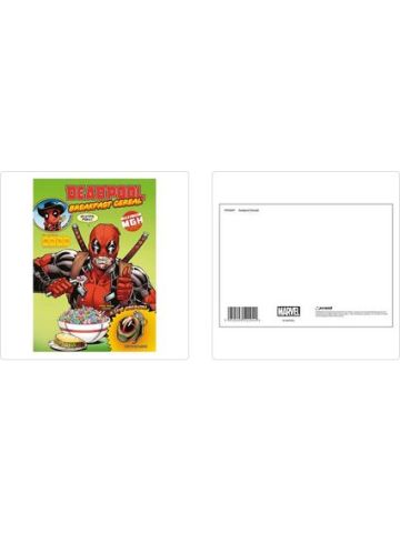 DEADPOOL (CEREAL) POSTCARD PRINT A6 (1 CARD SUPPLIED)