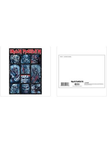 IRON MAIDEN (TEN EDDIES) POSTCARD PRINT A6 (1 CARD SUPPLIED)