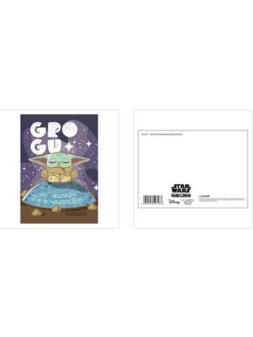 STAR WARS THE MANDALORIAN (GROGU CUTENESS) POSTCARD PRINT A6 (1 CARD SUPPLIED)