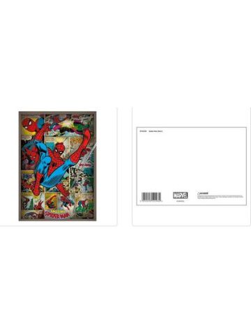  SPIDER-MAN (RETRO) POSTCARD PRINT A6 (1 CARD SUPPLIED)