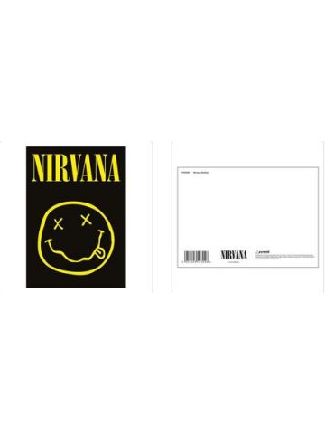 NIRVANA (SMILEY) POSTCARD PRINT A6 (1 CARD SUPPLIED)