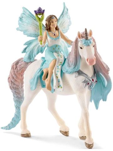 SCHLEICH FAIRY EYELA WITH PRINCESS UNICORN