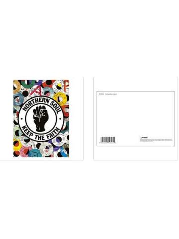 NORTHERN SOUL (LABELS) POSTCARD PRINT A6 (1 CARD SUPPLIED)