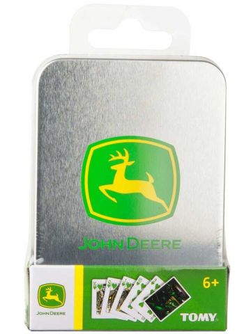 JOHN DEERE PLAYING CARDS IN TIN