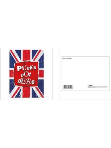 PUNK'S NOT DEAD POSTCARD PRINT A6 (1 CARD SUPPLIED)