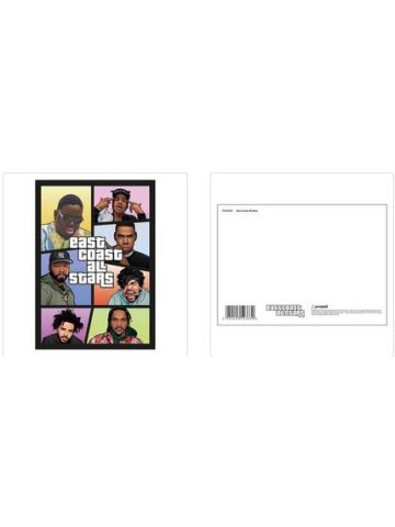 EAST COAST ALL STARS POSTCARD PRINT A6 (1 CARD SUPPLIED)