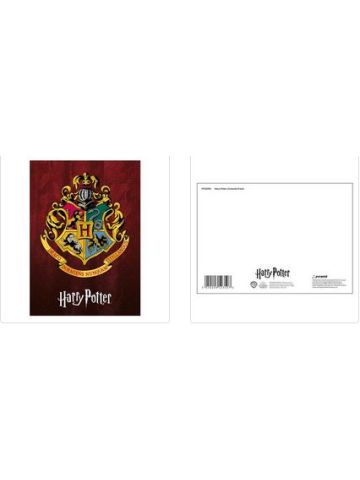 HARRY POTTER (COLOURFUL CREST) POSTCARD PRINT A6 (1 CARD SUPPLIED)