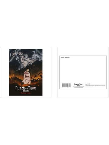 ATTACK ON TITAN SINGLE POSTCARD A6 (1 CARD SUPPLIED)