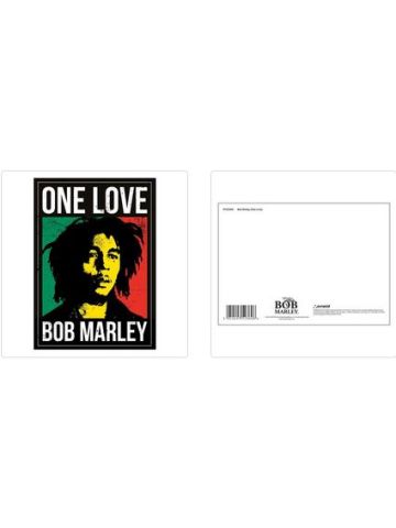 BOB MARLEY (ONE LOVE) POSTCARD PRINT A6 (1 CARD SUPPLIED)