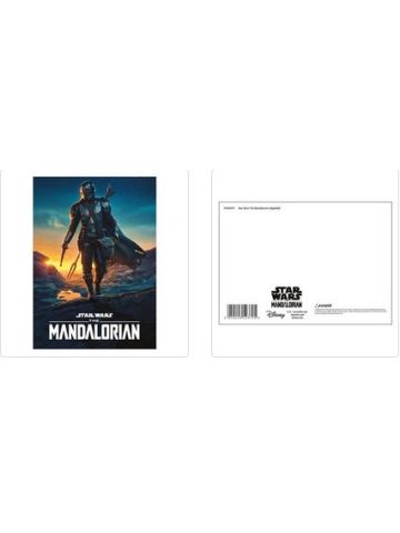 STAR WARS THE MANDALORIAN (NIGHTFALL) POSTCARD PRINT A6 (1 CARD SUPPLIED)