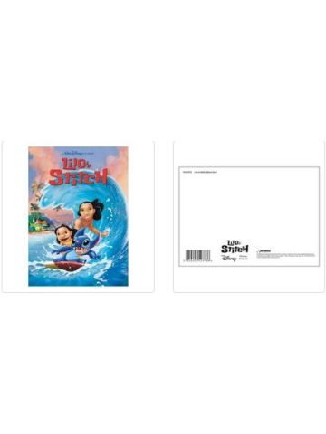 LILO AND STITCH (WAVE SURF) POSTCARD PRINT A6 (1 CARD SUPPLIED)