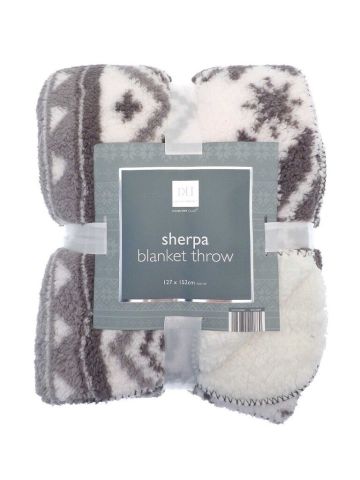 Sherpa Blanket Throw