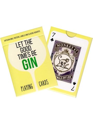 Let the Good Times Be Gin Single Deck Playing Cards 