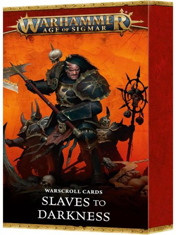 Games Workshop - Warhammer - Age of Sigmar - Warscroll Cards: Slaves to Darkness (4th Edition 2024) - Printed reference card set