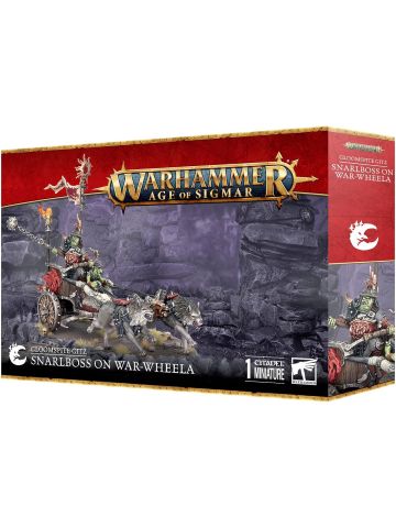 Warhammer - Age of Sigmar - Gloomspite Gitz: Snarlboss on War-Wheela (Games Workshop)