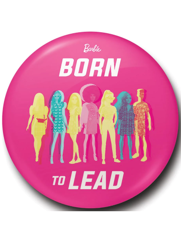 Button Badge - Barbie (Born To Lead)