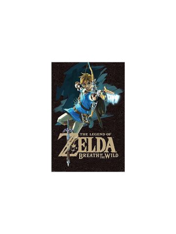 Zelda Breath of Wind Game Cover Maxi Poster
