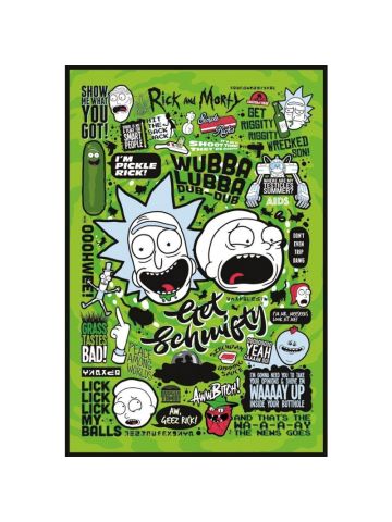 Rick and Morty Quotes Maxi Poster 61 x 91.5cm