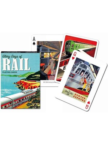 Railway playing cards