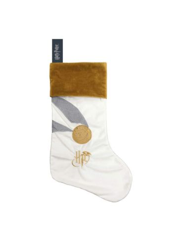 Harry Potter Golden Snitch Fleece Christmas Stocking