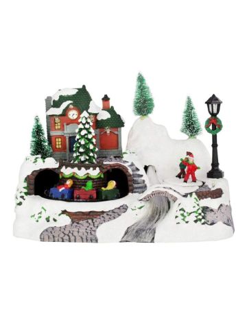 The Christmas Workshop Animated Train Ornament