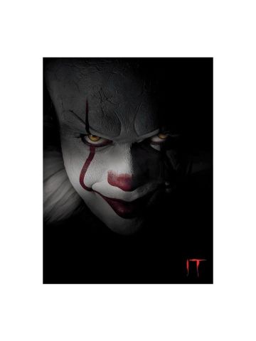 IT (Pennywise Closeup) Canvas Print 60cm by 80 cm by 2cm