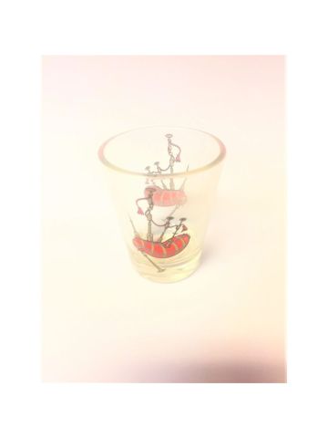 Bagpipe Shot Glass