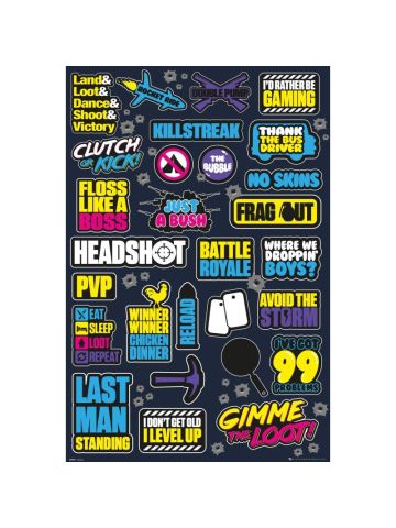 Battle Royale, Infographic, Maxi Poster