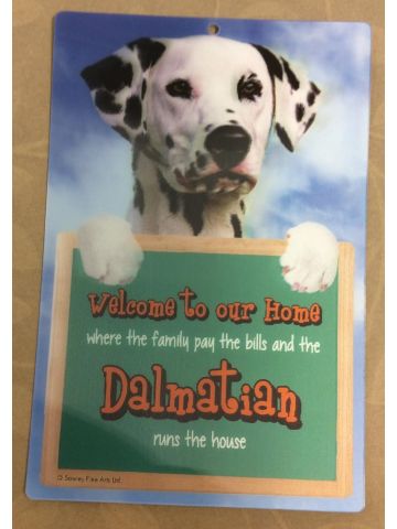 Dalmation Welcome Hang-up
