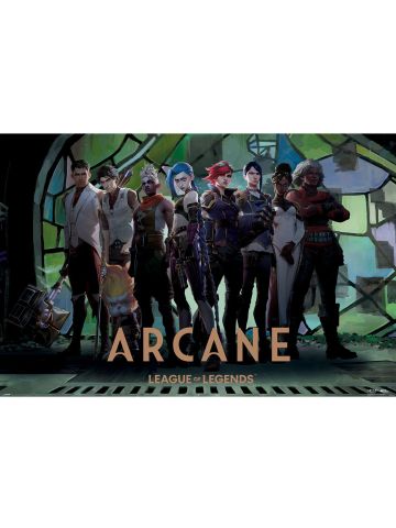 Arcane (Characters In Zaun Arcade) Maxi Poster