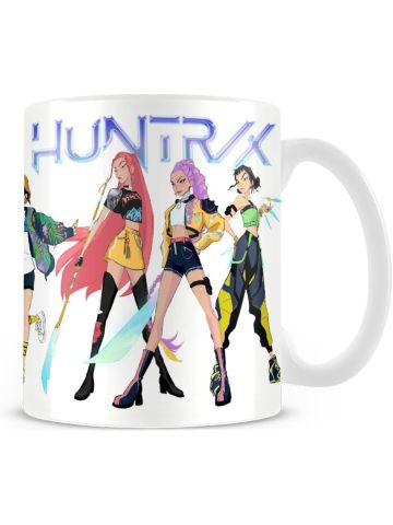 Pyramid International Kpop Demon Hunters Huntrix Girls Mug - Ceramic 11oz Coffee Cup - Cute Anime Gift for Kids & Fans - Dishwasher & Microwave Safe..