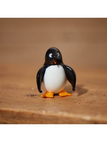 Glass Penguin Ornament, Collectible Figurine