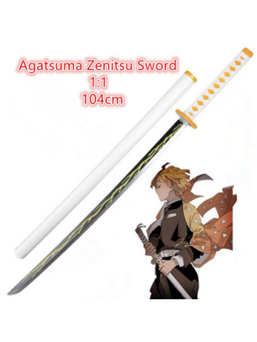 Demon Slayer Agatsuma Zenitsu Pvc Sword