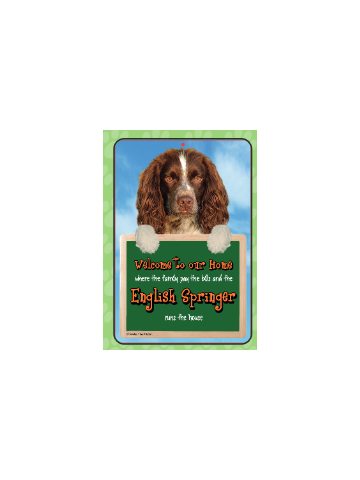 English Springer Welcome Hang-up