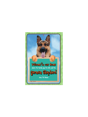 German Shepherd Welcome Hang-up