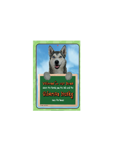 Siberian Huksy Welcome Hang-up