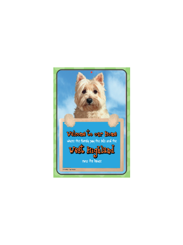 West Highland Terrier Welcome Hang-up
