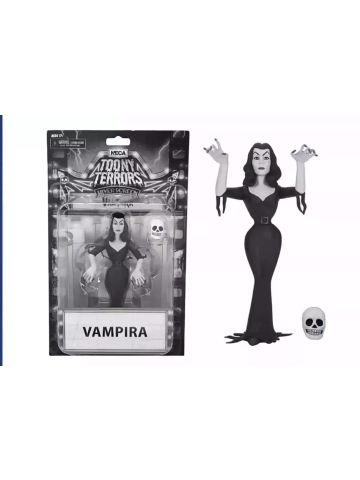 Vampira Silver Screen Edition Toony Terrors 6 Inch Scale Action Figure