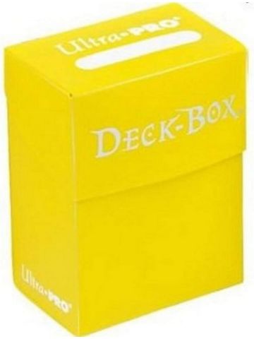 Ultra PRO Standard  Deck Box | Holds 80 Cards Yellow