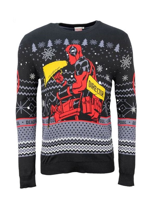 Deadpool xmas jumper shop